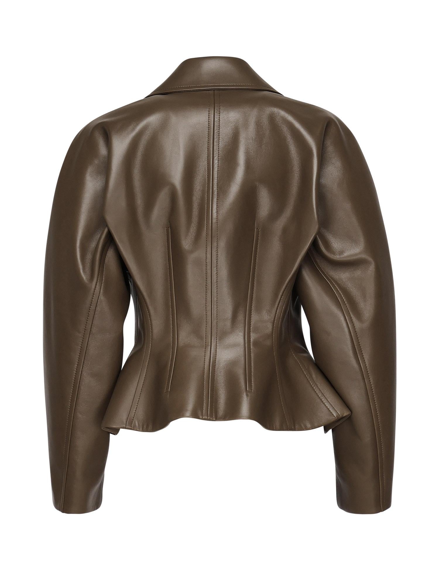 Giacca in pelle 837573 V5BX02637 BOTTEGA VENETA 