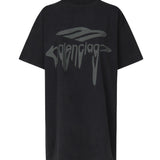 T-Shirt 3B Liquefied Oversize 787349 TRVS81013 BALENCIAGA 