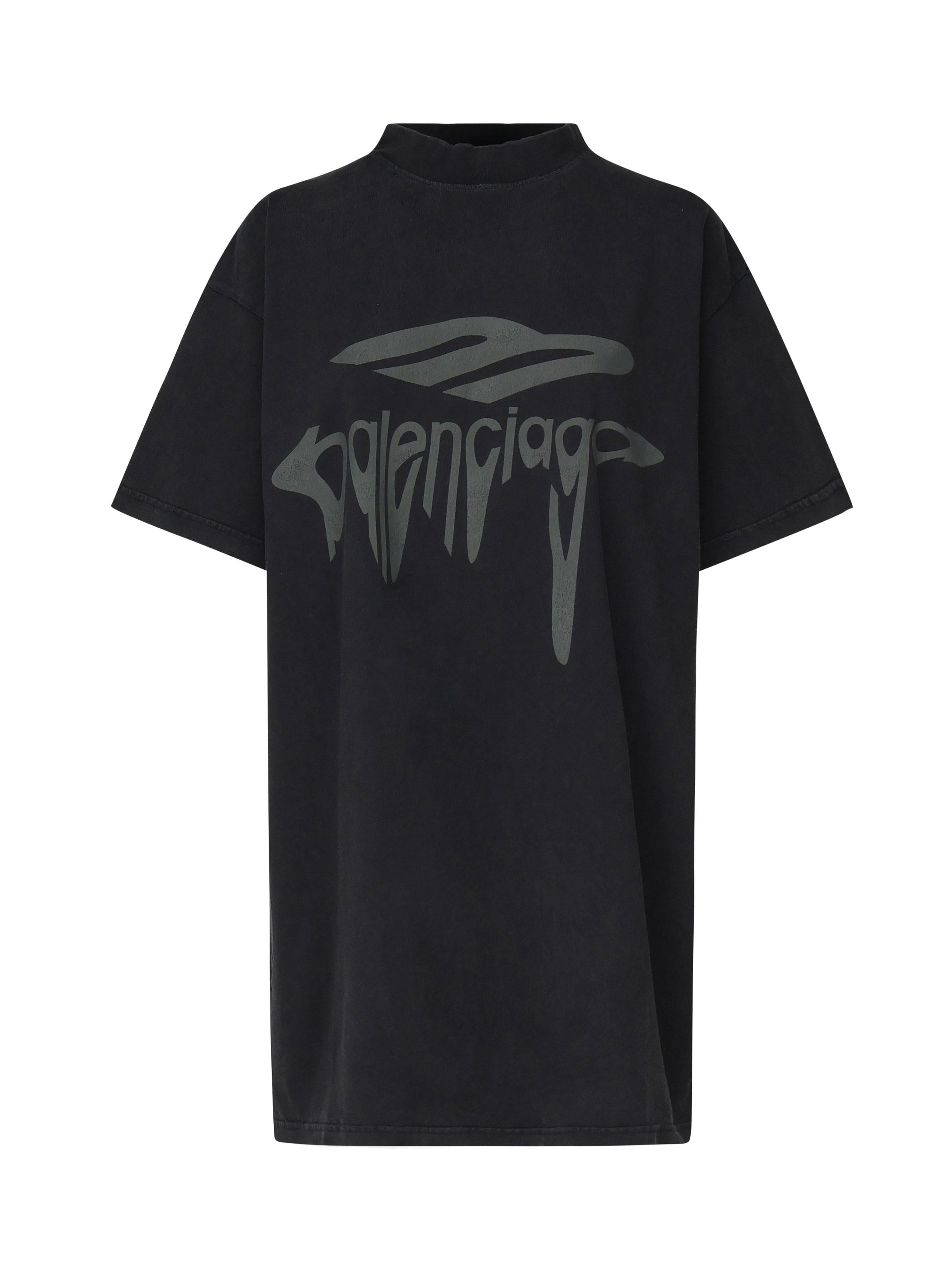 T-Shirt 3B Liquefied Oversize 787349 TRVS81013 BALENCIAGA 