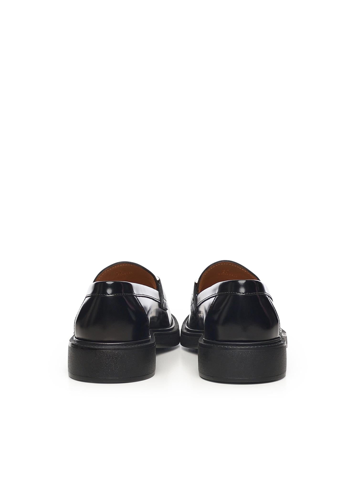 Mocassino con morsetto in pelle XXW20L0JO70SHA B999 TOD'S 