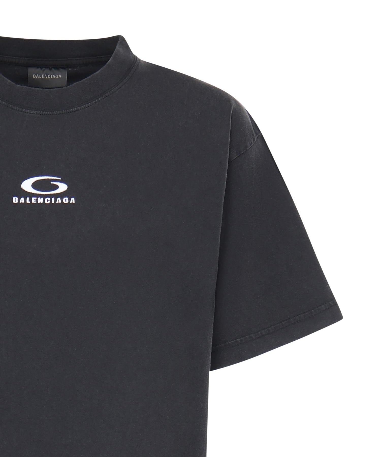 Abito t-shirt in cotone con logo 858621 TTVU29374 BALENCIAGA 
