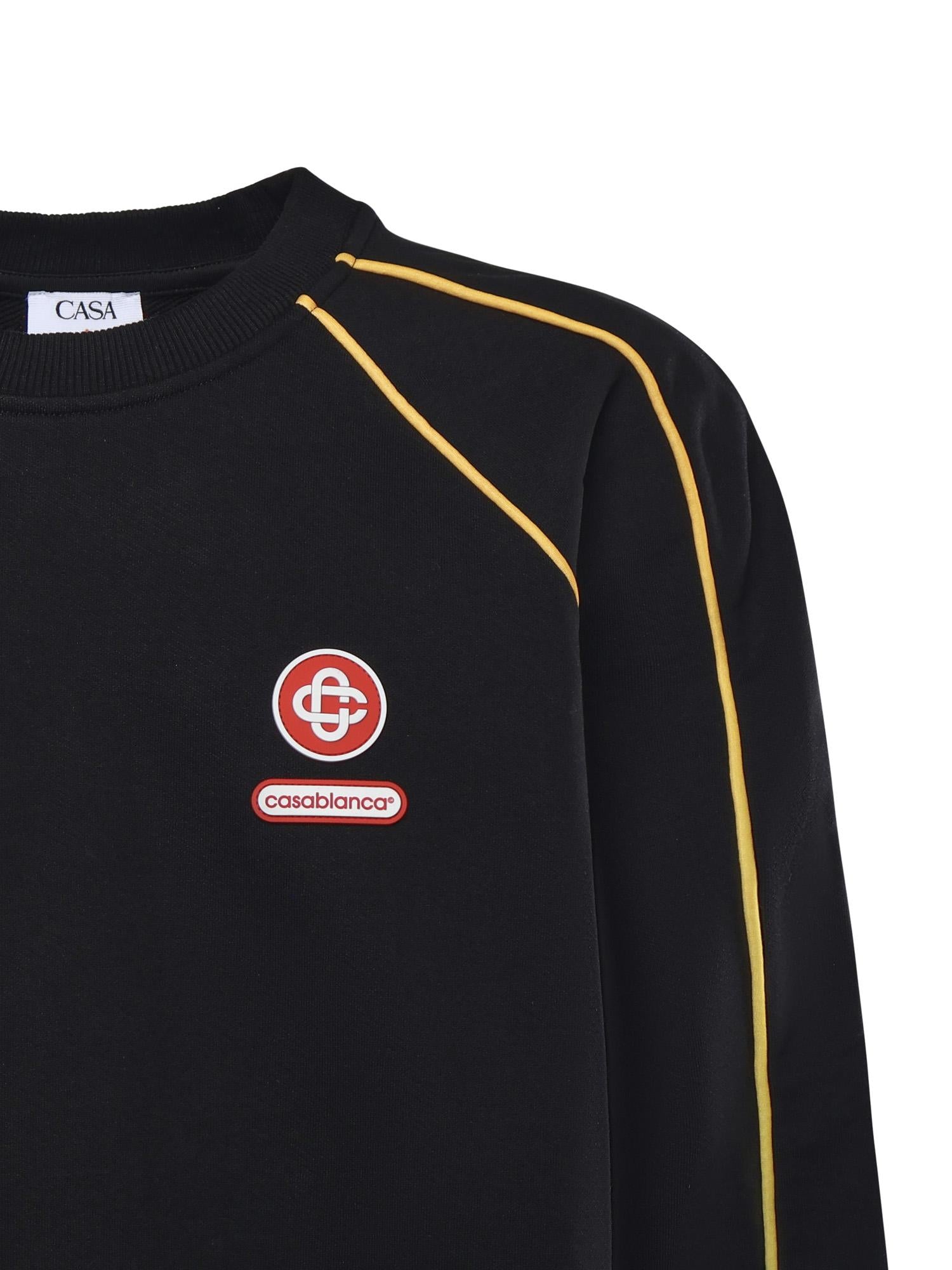 Felpa in cotone con logo MAW25JTP437 01 CASABLANCA 