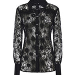 Camicia in tulle e pizzo 106600 A381Z99 PINKO 