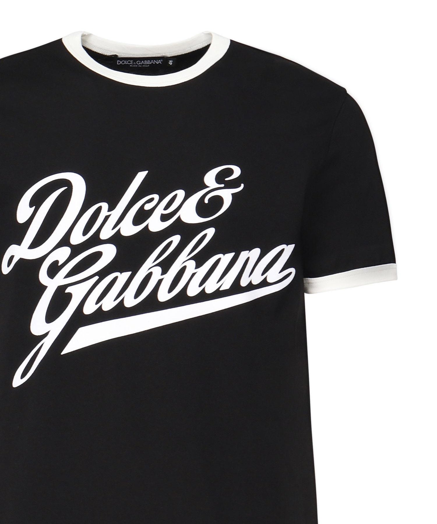 T-shirt in cotone con stampa G8PV1T G7PGCN0000 DOLCE & GABBANA 