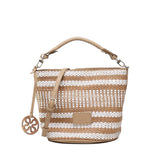 Borsa Secchiello Stefanie 73BS8ZL03 STEFANIECUOIO/BIANCO V° 73 