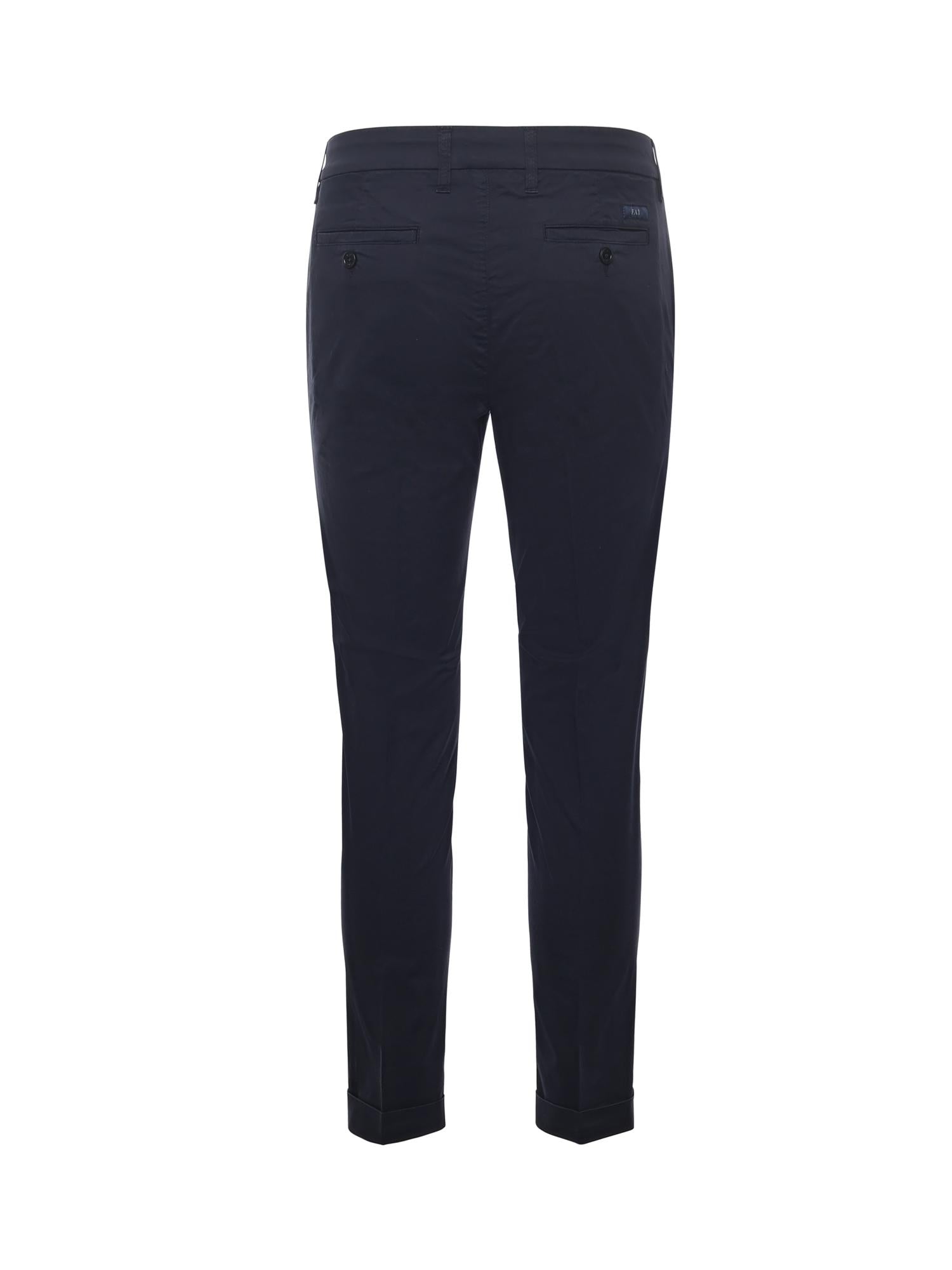 Pantalone Capri in gabardine di cotone NTM8650187GUR U824 FAY 