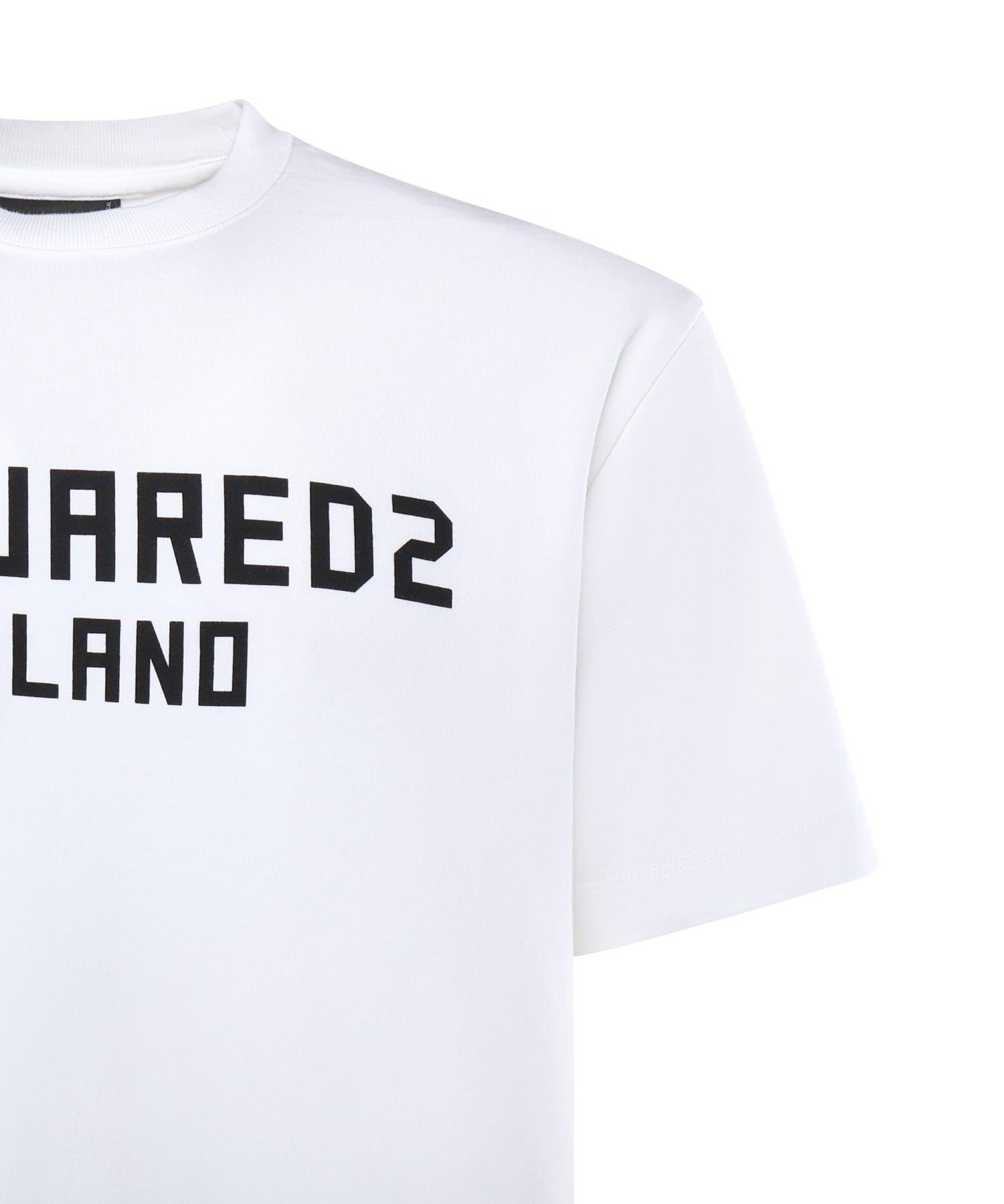 T-shirt in jersey con logo S74GD1520 D20106100 DSQUARED2 