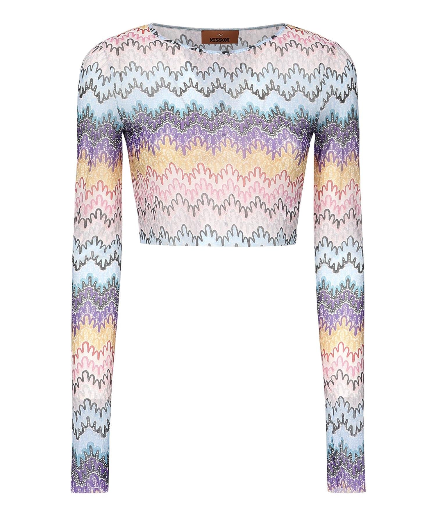 Top cropped a zig zag MS25SK0E BJ00OES72LH MISSONI 
