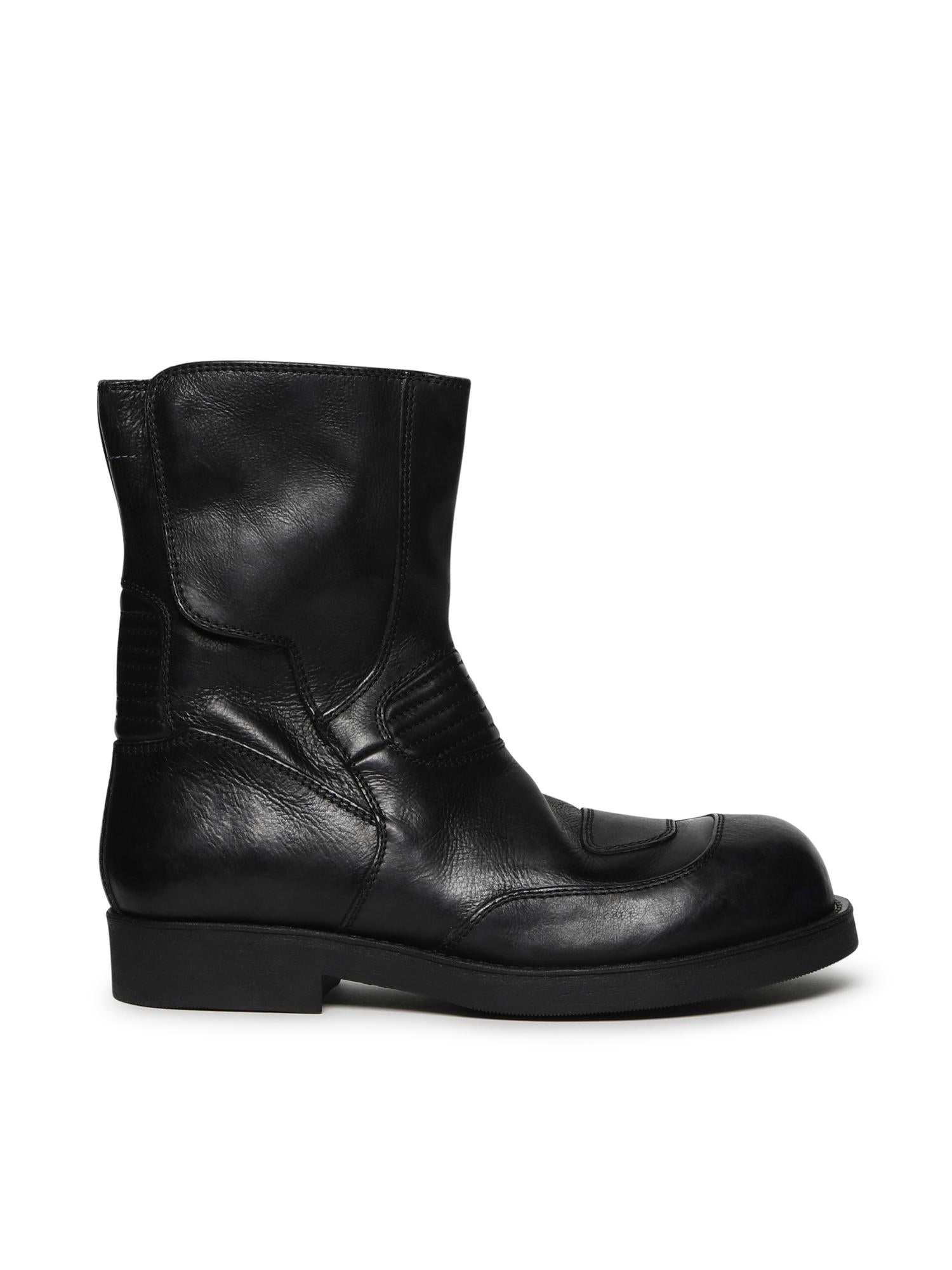 Stivaletti biker in pelle SH3WU0015 P7431T8013 MM6 Maison Margiela 
