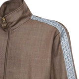 Giacca 'La Trackjacket Chevron' in lana IJT214WV009 BN Drôle de Monsieur 