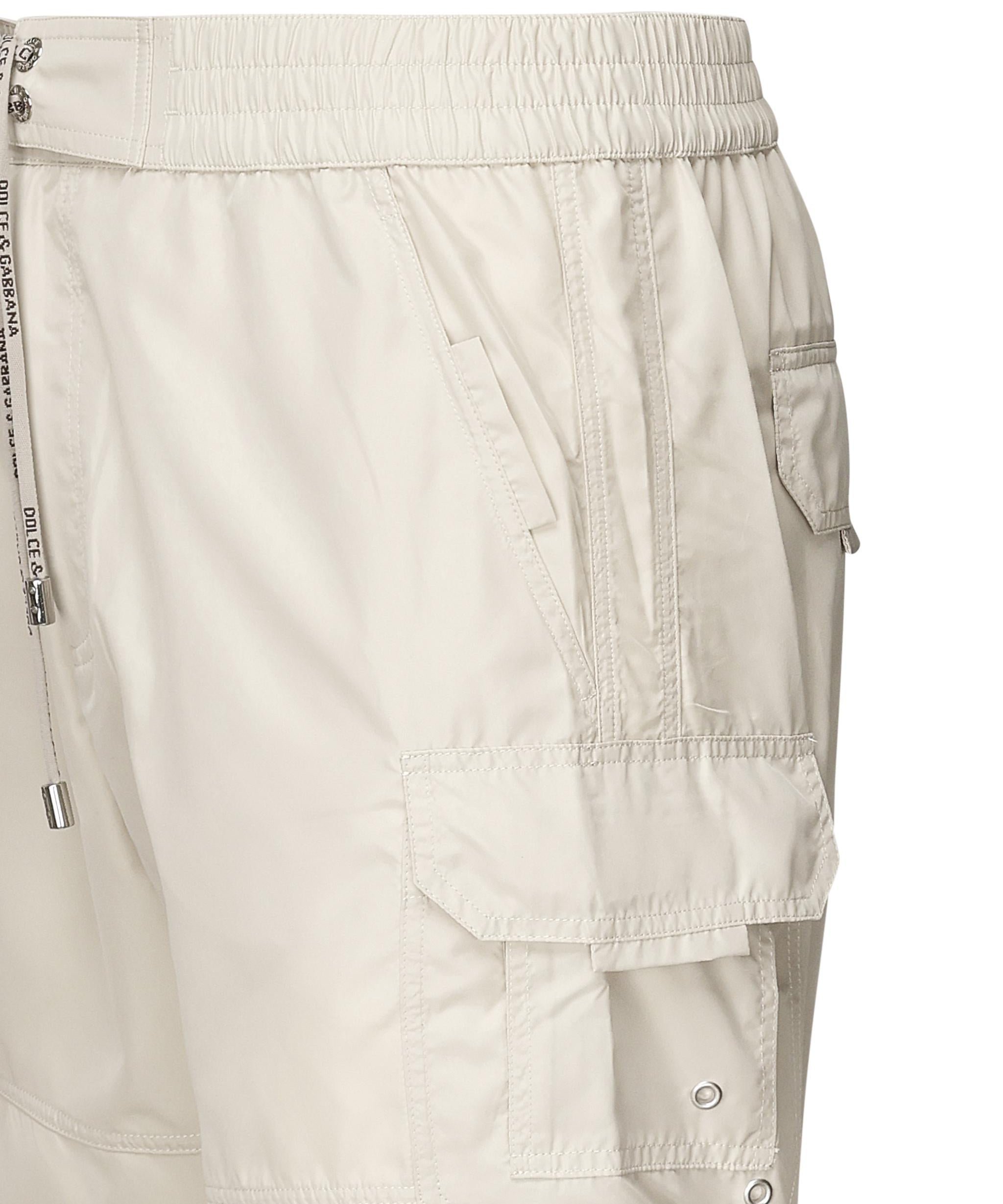 Boxer da mare medio con placca logo<BR/> M4F42T ONR46M2826 DOLCE & GABBANA 