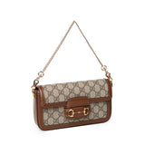 Borsa a spalla Gucci Horsebit 1955 752002 92TCG8563 GUCCI