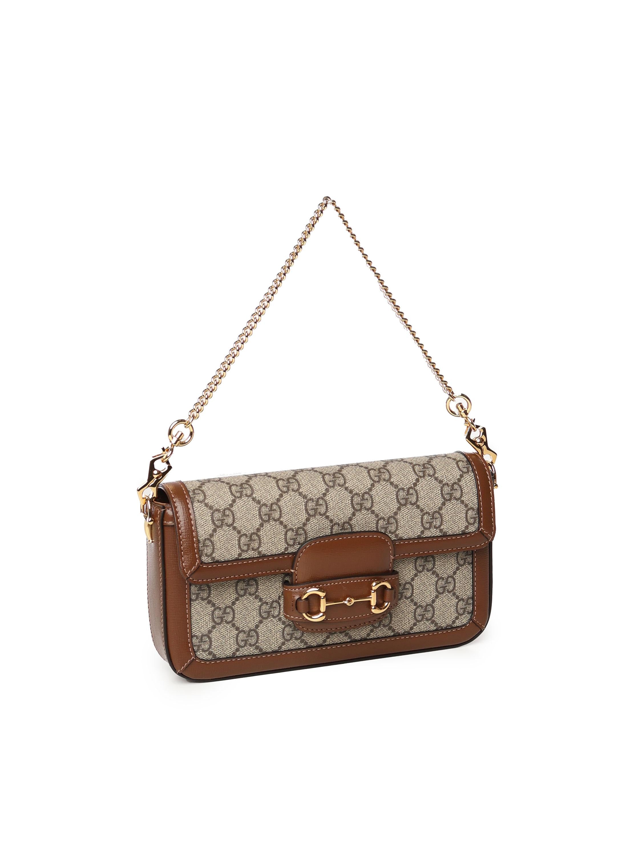 Borsa a spalla Gucci Horsebit 1955 752002 92TCG8563 GUCCI