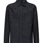 Giacca in denim FF Jacquard FW1321 AUX4F0BUZ FENDI 