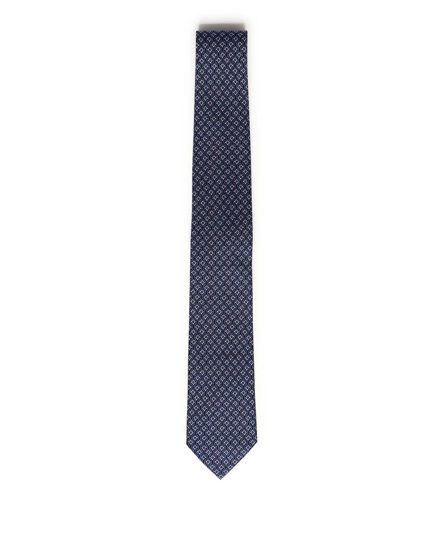 Cravatta in seta con stampa 350950 768562001 FERRAGAMO 