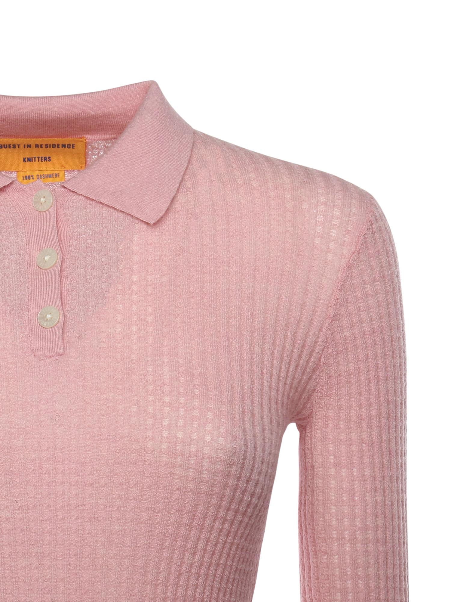 Polo Shrunken in cashmere W25611JL DAYBREAK GUEST IN RESIDENCE 