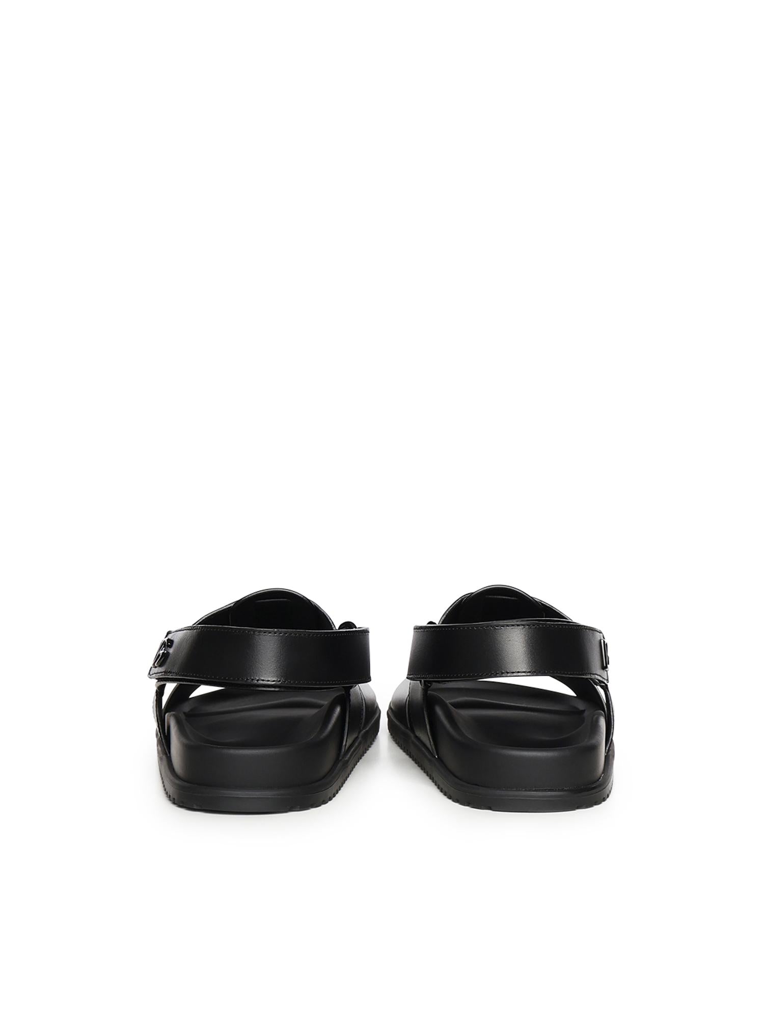 Sandali in pelle di vitello A80571 A011880999 DOLCE & GABBANA 