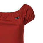 Abito in cotone con logo MF6183 1BMSF0011 MIU MIU 