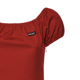 Abito in cotone con logo MF6183 1BMSF0011 MIU MIU 