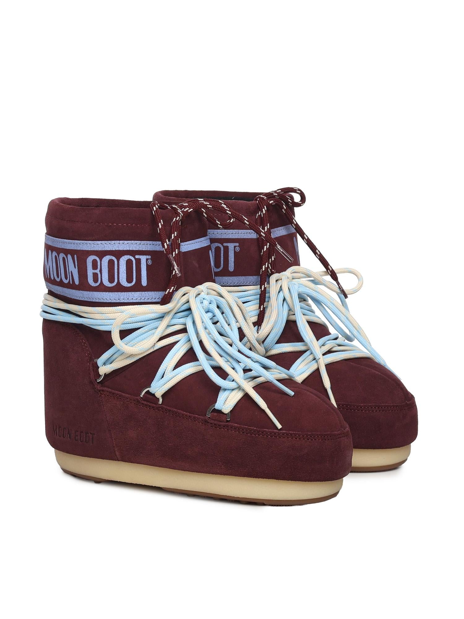 Stivale Icon low in pelle scamosciata 80D1409670 D013 MOON BOOT 