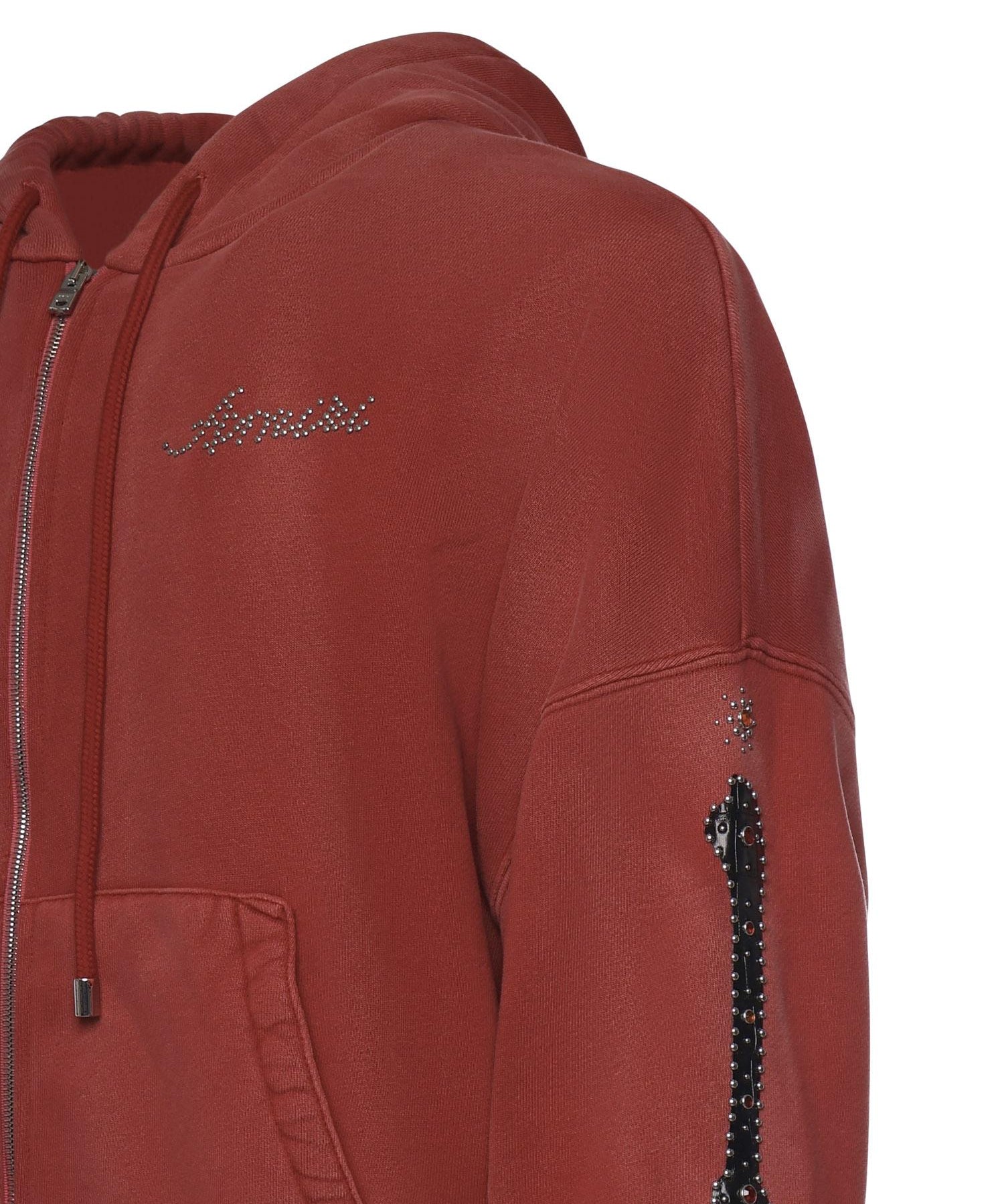 Felpa in cotone con borchie AMTOJR1012 633 AMIRI 