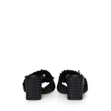Mules in rafia con logo CR1993 AN21780999 DOLCE & GABBANA 