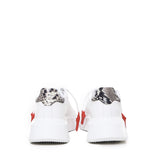 Sneakers Nemesis in nappa con lacci cerati NEMESIS2 PYTHONWHITE GIULIANO GALIANO 
