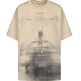 T-shirt con stampa<BR/> DS034 JF0350DLP2010 DONDUP 