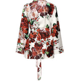 Camicia pigiama stampa Rose F5I89T IS1ZDHA5PD DOLCE & GABBANA 