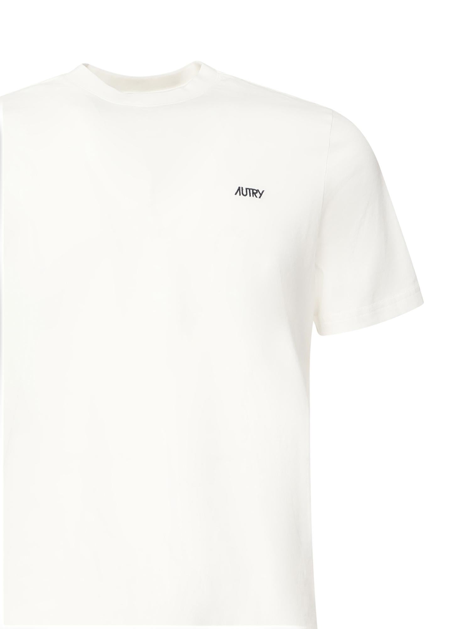 T-shirt con logo ricamato TSPM A7CW AUTRY 