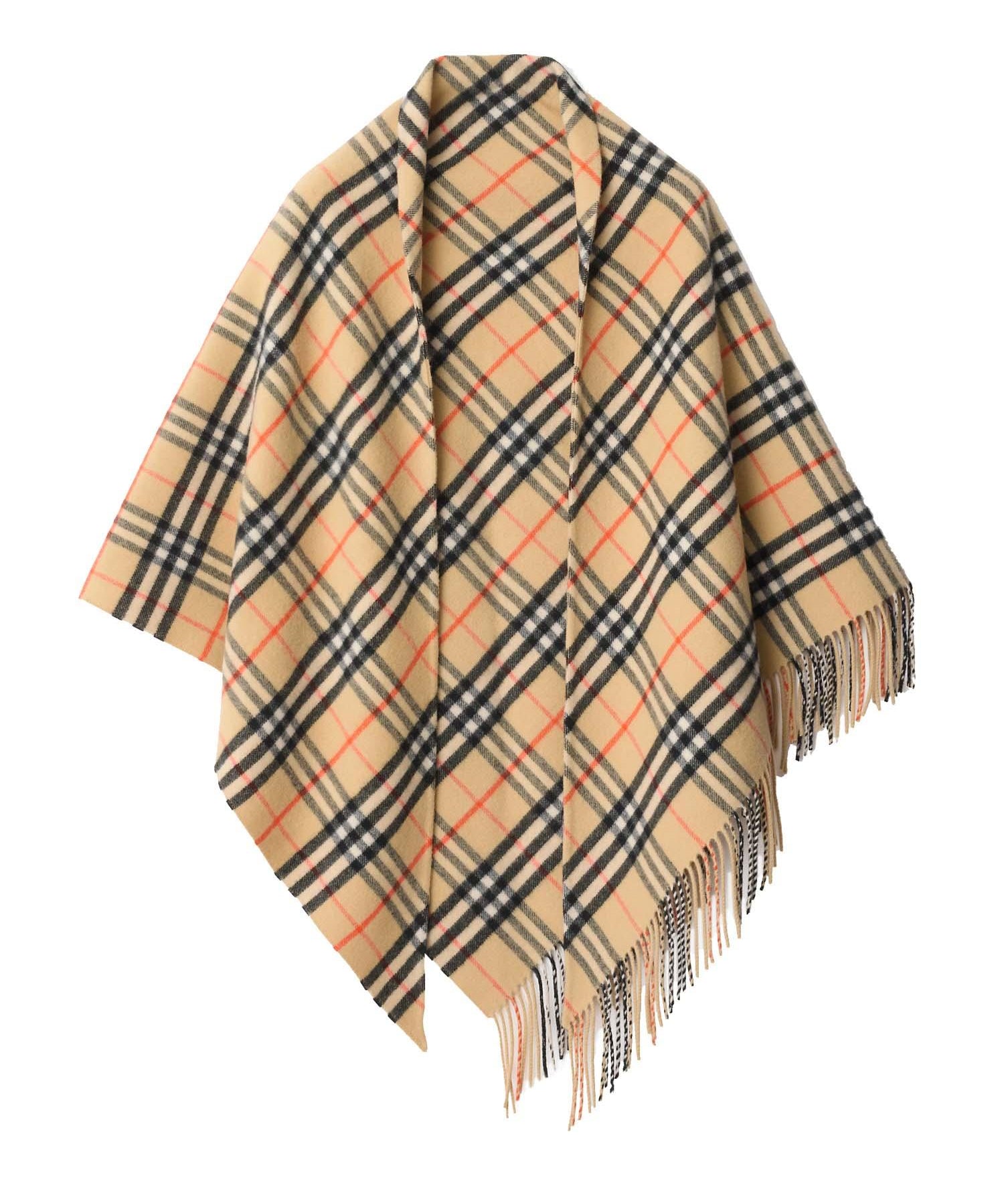 Mantella in lana e cashmere Check 8113128 A2021 BURBERRY 