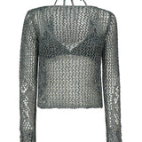Maglia a rete con bikini 104749 A2FBSSZ PINKO 