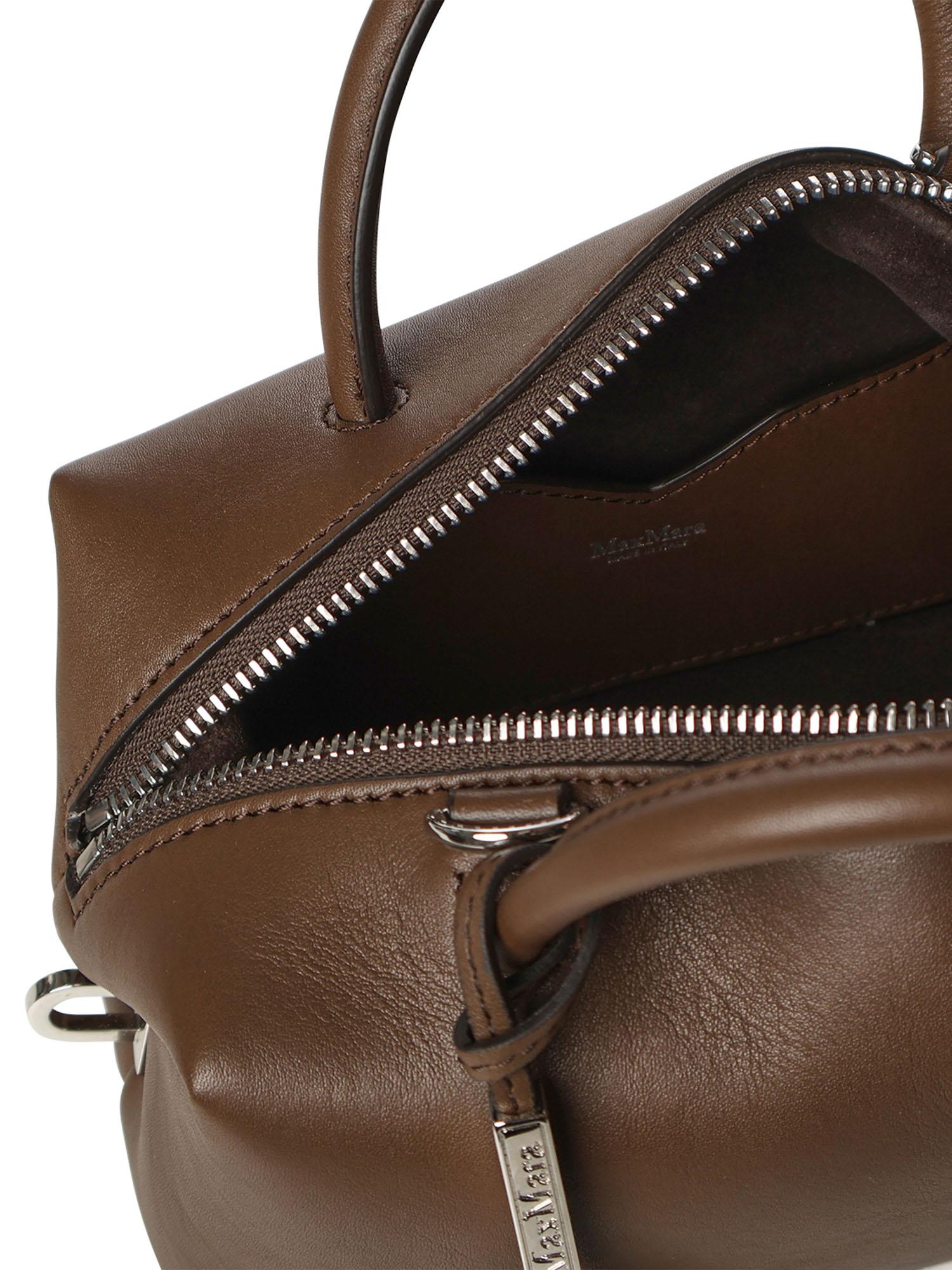 Bauletto in pelle con logo 2614511031600 029 MAX MARA 