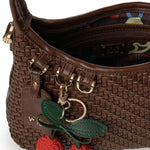 Borsa a spalla Zelda in pelle 73BS9O603 ZELDAMORO V° 73 