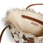 Borsa City in canvas con stampa CBF0001 01750L MC2 SAINT BARTH 