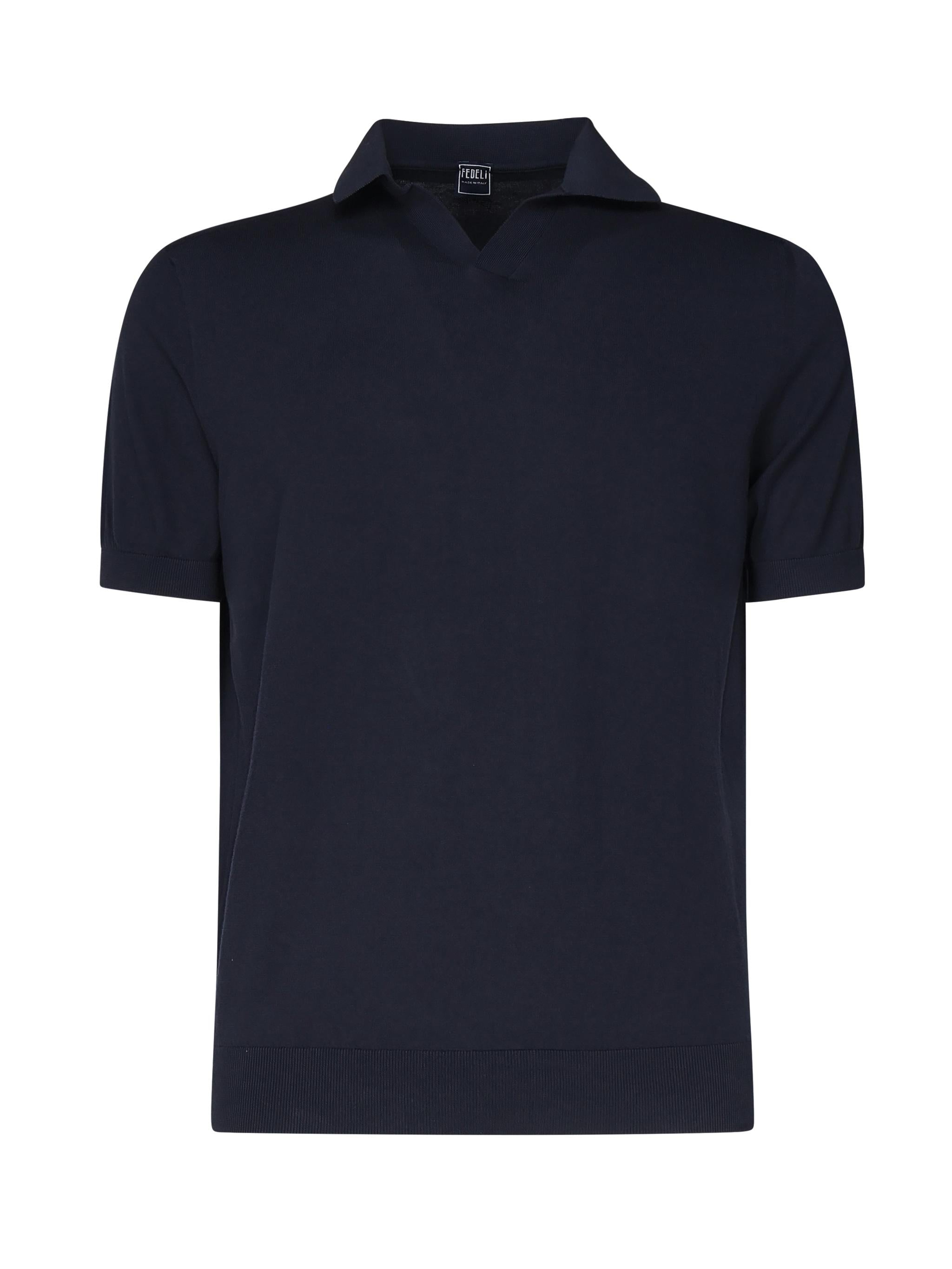 Polo con collo aperto 8UED5914 626 FEDELI 