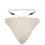 Slip bikini con cinturini e perline 618426  MAGDA BUTRYM 