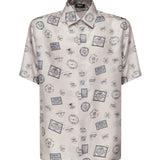 Camicia in seta stampata FS0795 AUVPF0YPK FENDI 