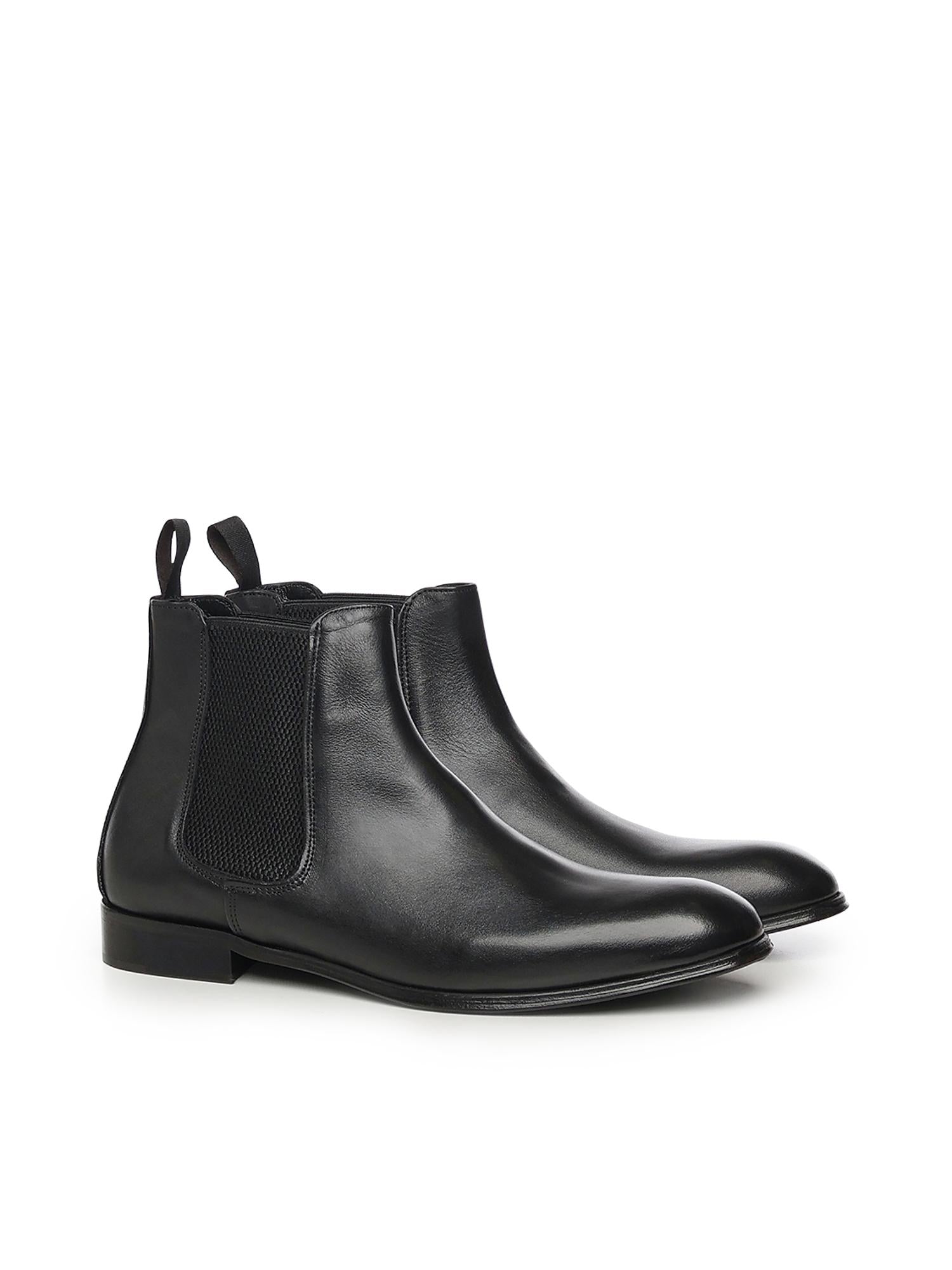 Stivaletto Finish in pelle FINISH VITELLONERO GIULIANO GALIANO 