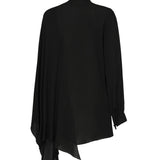 Blusa-sciarpa in georgette di seta 839280 TIN131000 BALENCIAGA 