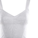 Top in tessuto tecnico con lavorazione in pizzo F7T19T G9798W0800 DOLCE & GABBANA 