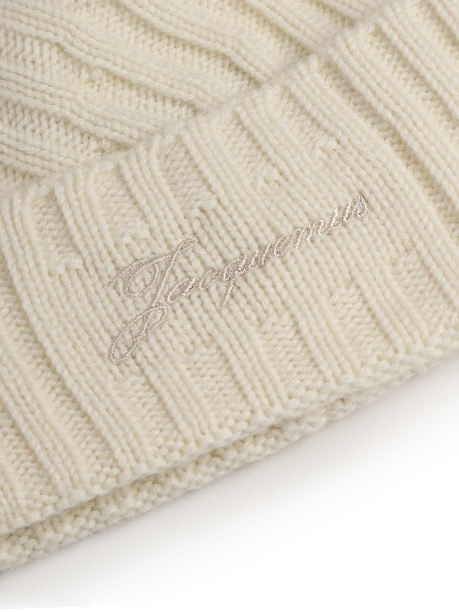 Berretto "Le Bonnet Tourni" in cashmere e lana 25HACU00767AK00287 110 JACQUEMUS 