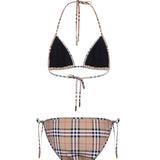 Bikini a triangolo Check 8009008 A5145 BURBERRY 