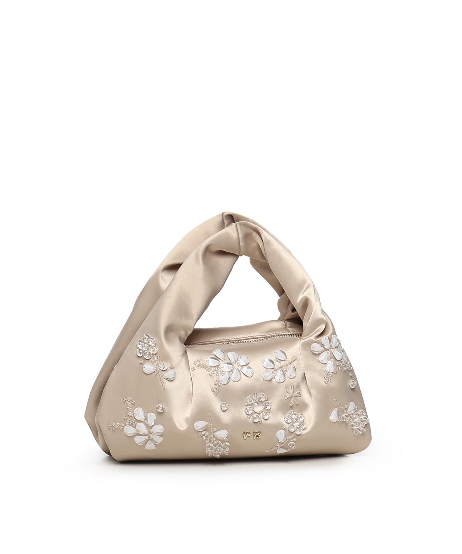 Mini bag con applicazioni floreali 73BS9MZ01 KAYLACHAMPAGNE V° 73 