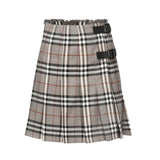 Mini kilt in lana Check<BR/> 8113042 C3142 BURBERRY 