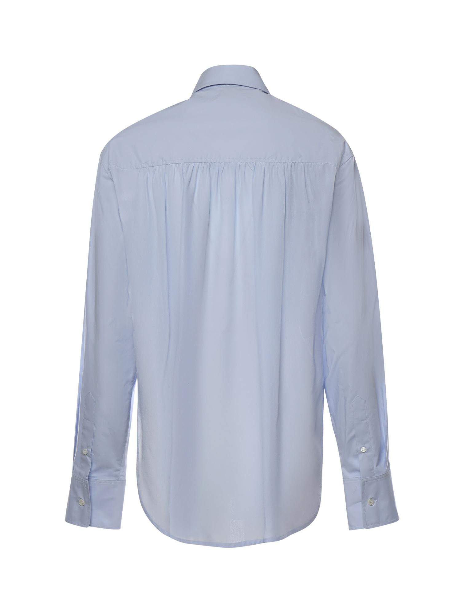 Camicia in popeline e crêpe 105434 A3DLG50 PINKO 