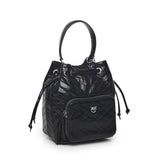 Borsa a mano piccola Cargo Bucket Bag in pelle 105112 A2JCZ99E PINKO 