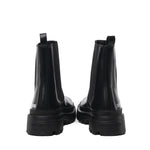 Stivaletti in vitello e lycra JA21035G0LJD0 000 LOVE MOSCHINO 