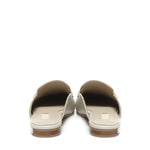 Slippers in pelle con logo SA5035PX460S3625  LIU JO 