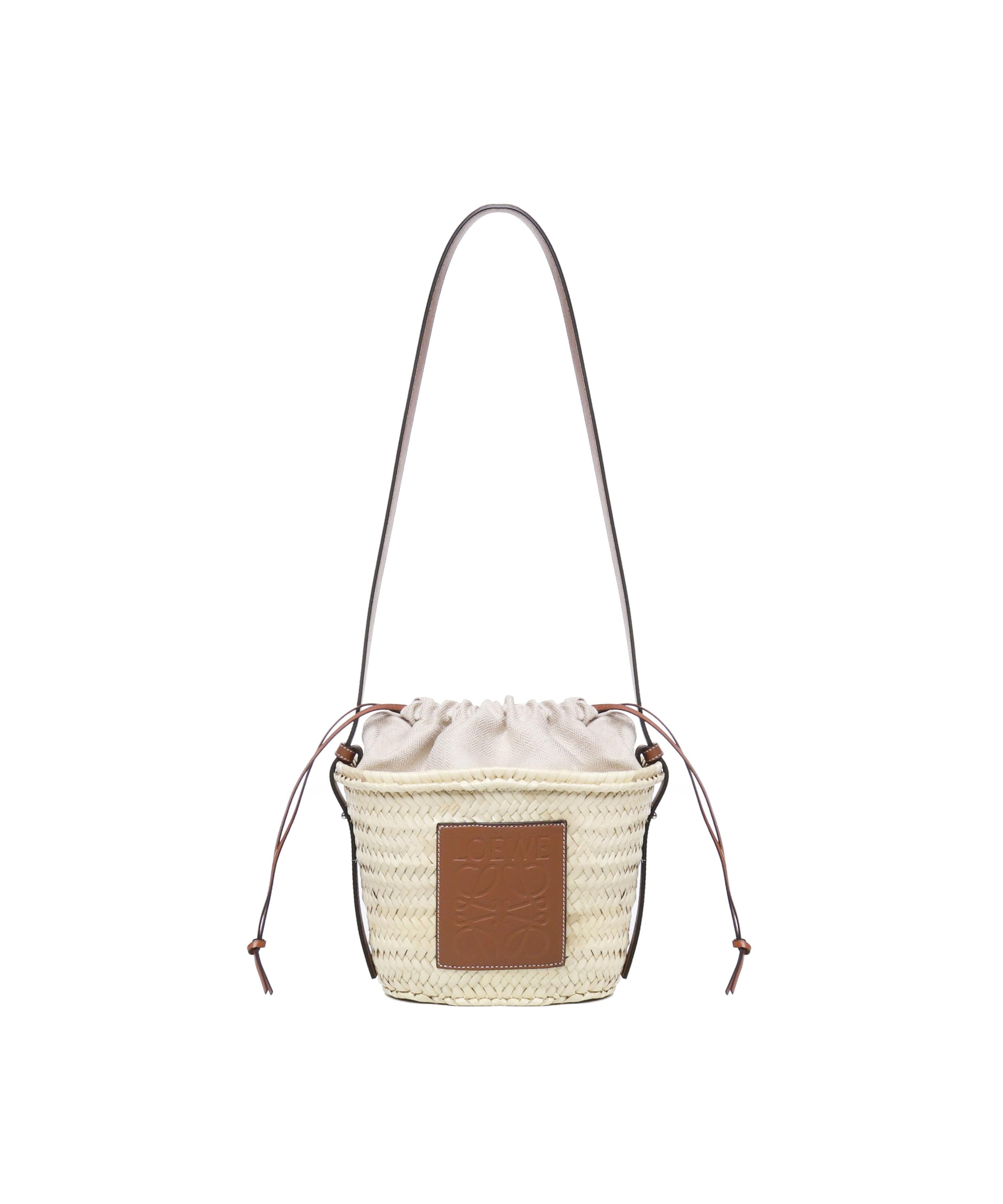 Borsa a secchiello intrecciata A223222X01 2435 LOEWE 